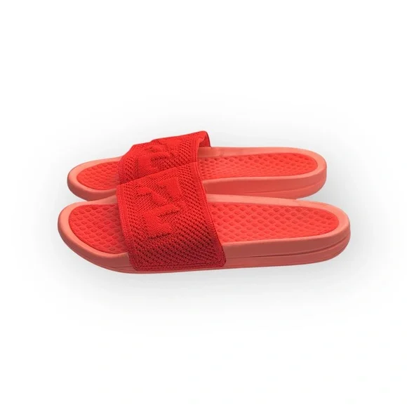 APL x Free People 𖤐 Limited Ed Logo Techloom Slide Sandal 𖤐 Magma Orange 𖤐 9M - Picture 7 of 16